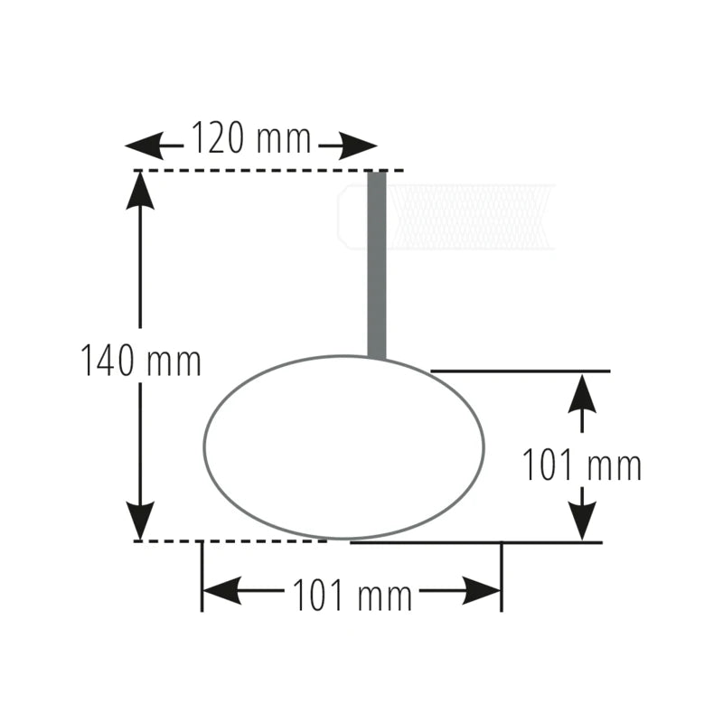 Lenkerendenspiegel Highsider Smart Ponza, Kurz, Schwarz, Aufnahme Ø30 x B12 mm