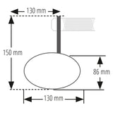 Lenkerendenspiegel Highsider Smart Booster 2, Kurz, Schwarz, Aufnahme Ø30 x B12 mm