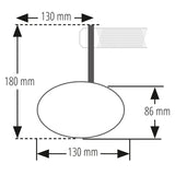 Lenkerendenspiegel Highsider Smart Booster 2 Evo, Schwarz, Klemmung 12-22 mm