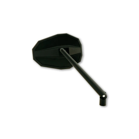 Lenkerspiegel Highsider Smart Straight, Schwarz, Alu & ABS, E-geprüft, M10