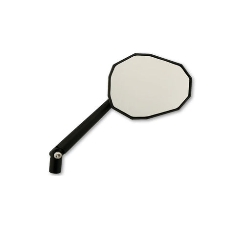Lenkerspiegel Highsider Smart Straight, Schwarz, Alu & ABS, E-geprüft, M10