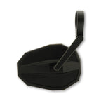 Lenkerendenspiegel HIGHSIDER SMART STRAIGHT kurz, schwarz, Aufnahme Ø 30 x B 12 mm