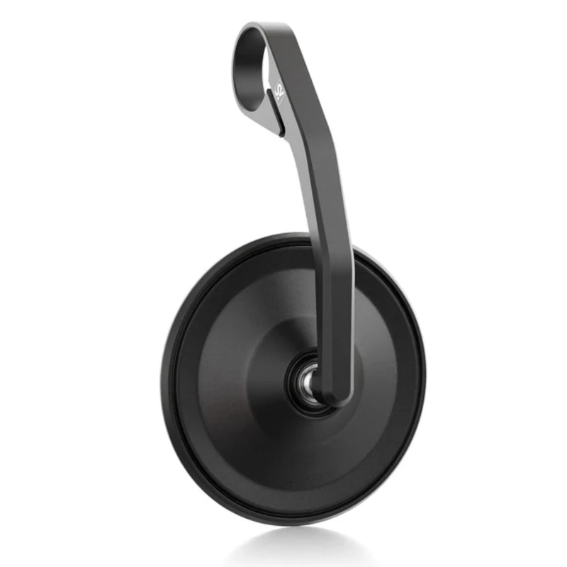 Lenkerendenspiegel Highsider Smart Circula-S, Schwarz, Aufnahme Ø30 x B12 mm