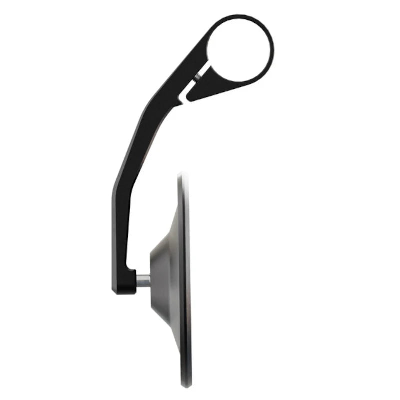 Lenkerendenspiegel Highsider Smart Circula-S, Schwarz, Aufnahme Ø30 x B12 mm