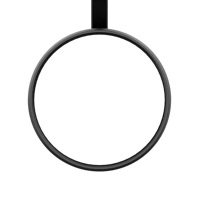 Lenkerendenspiegel Highsider Smart Circula-S, Schwarz, Aufnahme Ø30 x B12 mm