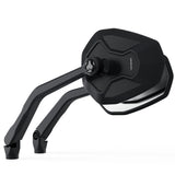 Lenkerspiegel Paar Highsider Pro Ventura-RS, Schwarz, Aluminium, E-geprüft, M10