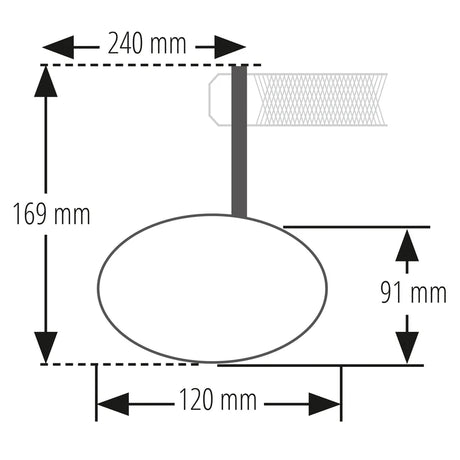 Lenkerspiegel Paar Highsider Pro Ventura-RS, Schwarz, Aluminium, E-geprüft, M10