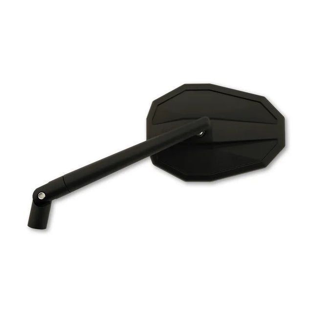 Verkleidungsspiegel Highsider Smart Straight schwarz, E-geprüft, ohne Adapter