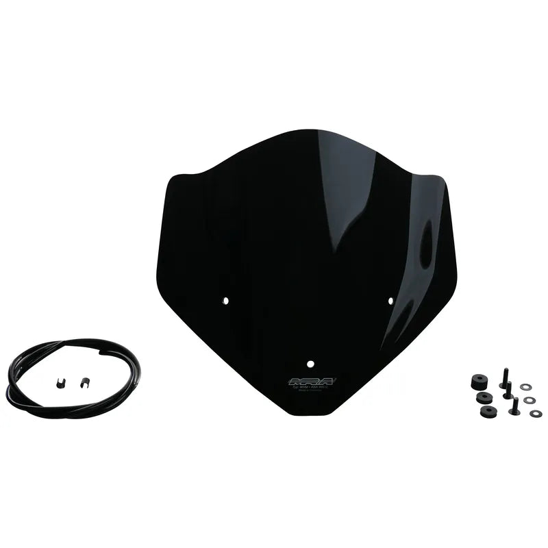 Motorrad Sportscheibe MRA Schwarz mit ABE