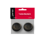 Abdeckkappen Highsider Pro für Vespa Spiegelaufnahmen Ø 24 mm, Schwarz, Gummi