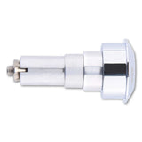 Lenkerenden Highsider Dot mit Spiegelaufnahme, Chrom, Klemmung 12-22 mm