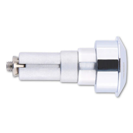 Lenkerenden Highsider Dot mit Spiegelaufnahme, Chrom, Klemmung 12-22 mm