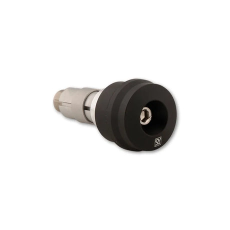 Lenkerenden Highsider Marano-LS mit Spiegelaufnahme, Schwarz, Klemmung 12-22 mm