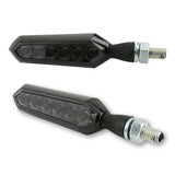 LED-Lauflichtblinker Highsider Smart Sora schwarz, Getönt, E-geprüft, 12V/4,8W