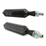 LED Lauflicht-Blinker Highsider Smart Sora, Schwarz, Glas Getönt, E-geprüft