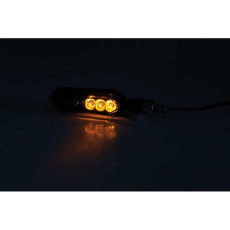 LED Lauflicht-Blinker Highsider Smart Sora, Schwarz, Glas Getönt, E-geprüft