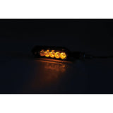 LED-Lauflichtblinker Highsider Smart Sora schwarz, Getönt, E-geprüft, 12V/4,8W
