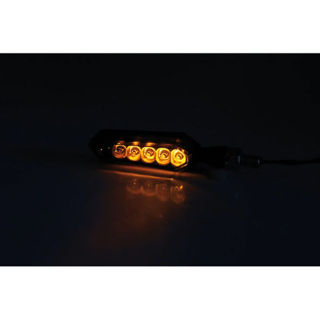 LED Lauflicht-Blinker Highsider Smart Sora, Schwarz, Glas Getönt, E-geprüft