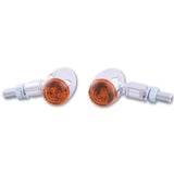 Blinker Highsider Smart Micro-Bullet 2, Chrom, Glas Orange, E-geprüft, 12V/21W