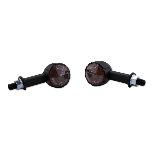 Blinker Highsider Smart Arizona, Schwarz, Glas Getönt, E-geprüft, 12V/21W
