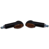 Blinker Highsider Smart Cateye lang, Schwarz, Getöntes Glas, E-geprüft, 12V/21W