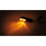Blinker Highsider Smart Cateye lang, Schwarz, Getöntes Glas, E-geprüft, 12V/21W