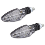 LED-Blinker Paar Highsider Smart Como schwarz, Klar, M8, E-geprüft, 12V/1,4W
