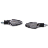 LED-Blinker Paar Highsider Smart Como schwarz, Klar, M8, E-geprüft, 12V/1,4W