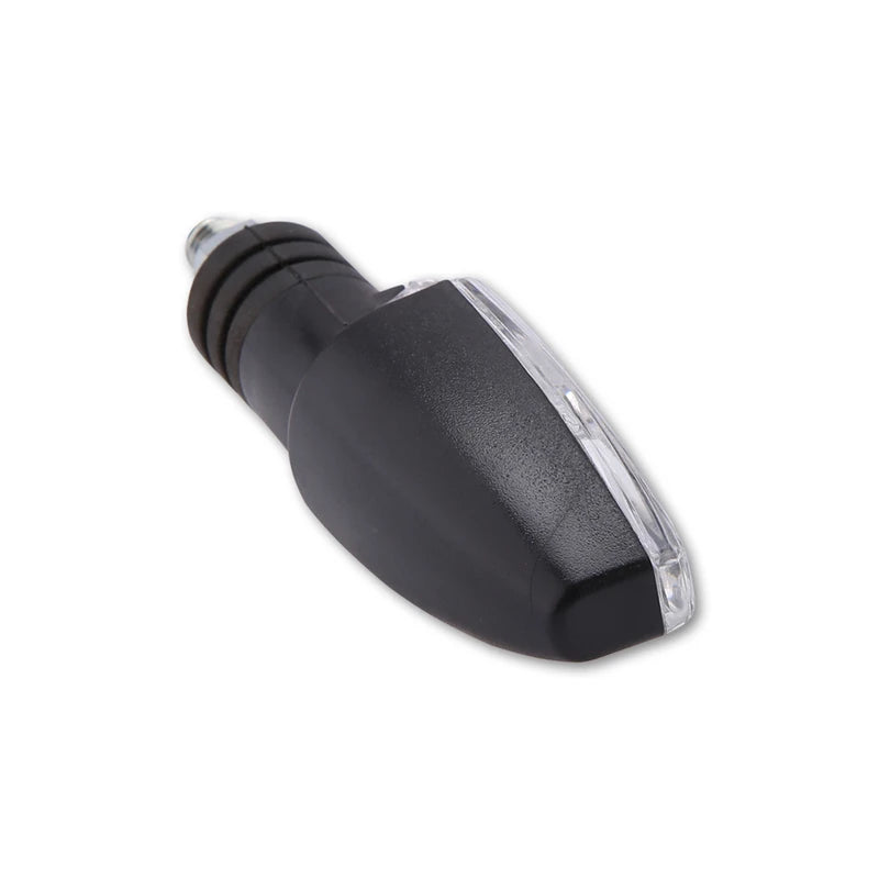 LED-Blinker Paar Highsider Smart Como schwarz, Klar, M8, E-geprüft, 12V/1,4W