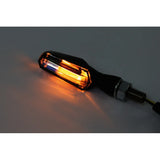 LED-Blinker mit Positionslicht Highsider Smart Scuro 2in1 schwarz, E-geprüft