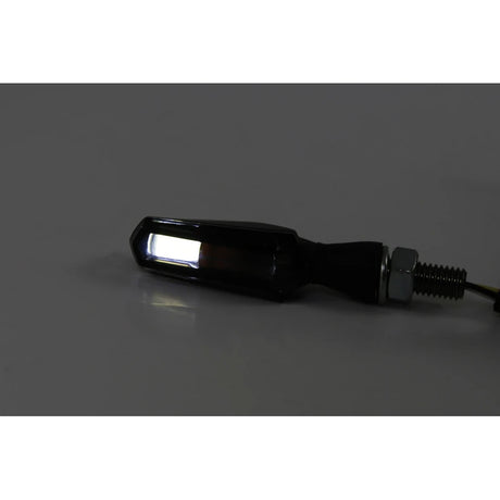 LED-Blinker mit Positionslicht Highsider Smart Scuro 2in1 schwarz, E-geprüft