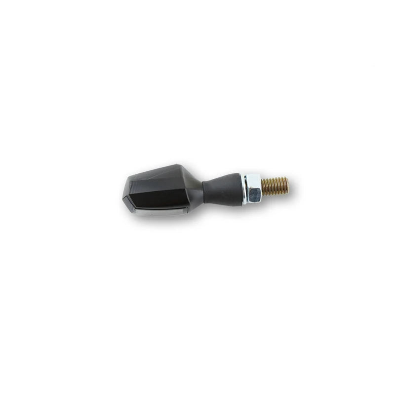 LED-Blinker Paar Highsider Smart Block schwarz, Getönt, M8, E-geprüft, 12V/6W