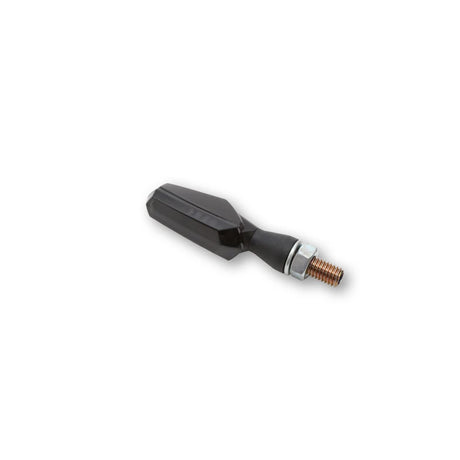 LED Blinker HIGHSIDER Smart Scuro mit Rück- & Bremslicht, Schwarz, Getönt