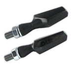 LED Blinker HIGHSIDER Smart Scuro mit Rück- & Bremslicht, Schwarz, Getönt