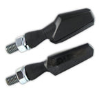 LED Blinker HIGHSIDER Smart Scuro mit Rück- & Bremslicht, Schwarz, Getönt