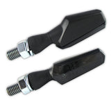 LED Blinker HIGHSIDER Smart Scuro mit Rück- & Bremslicht, Schwarz, Getönt