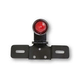LED-Rücklicht mit Kennzeichenhalter Highsider Smart Old School Typ 6, Glas Rot