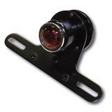 LED-Rücklicht mit Kennzeichenhalter Highsider Smart Old School Typ 4, Glas Rot