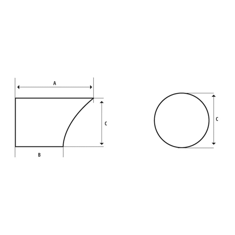 LED-Rücklicht Highsider Smart Nose mit Kennzeichenleuchte, Glas Getönt / Klar