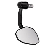 Lenkerendenspiegel mit LED Blinker Highsider Pro Victory, Schwarz, E-geprüft