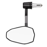 Lenkerendenspiegel mit LED Blinker Highsider Pro Victory, Schwarz, E-geprüft