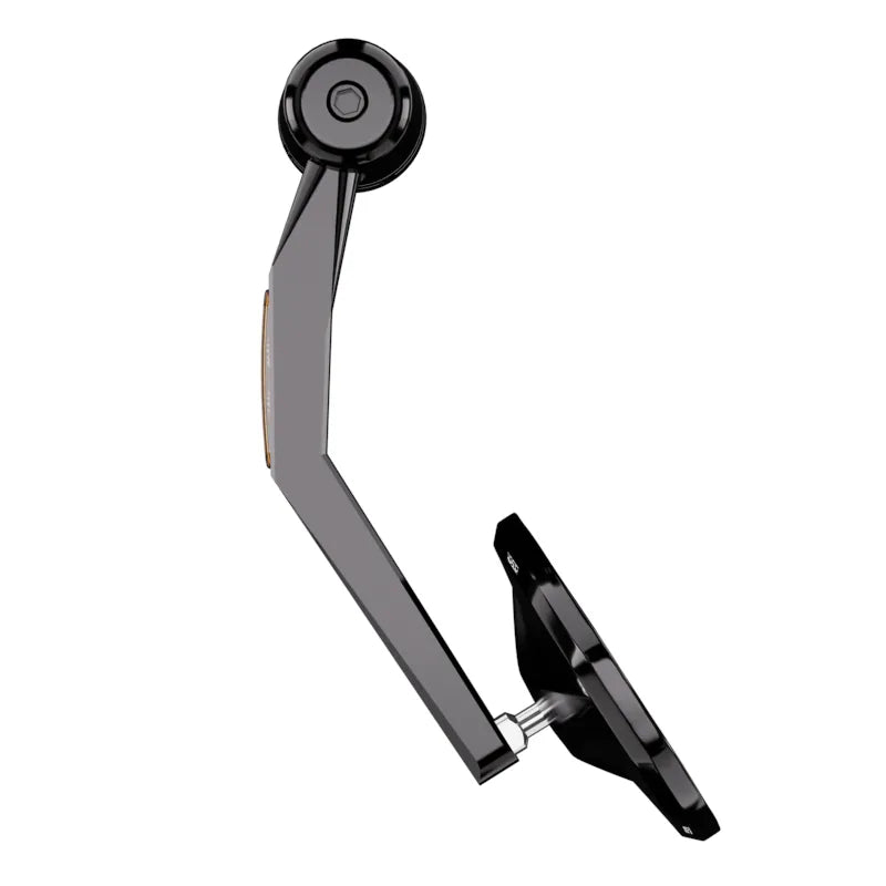 Lenkerendenspiegel mit LED Blinker Highsider Pro Victory, Schwarz, E-geprüft