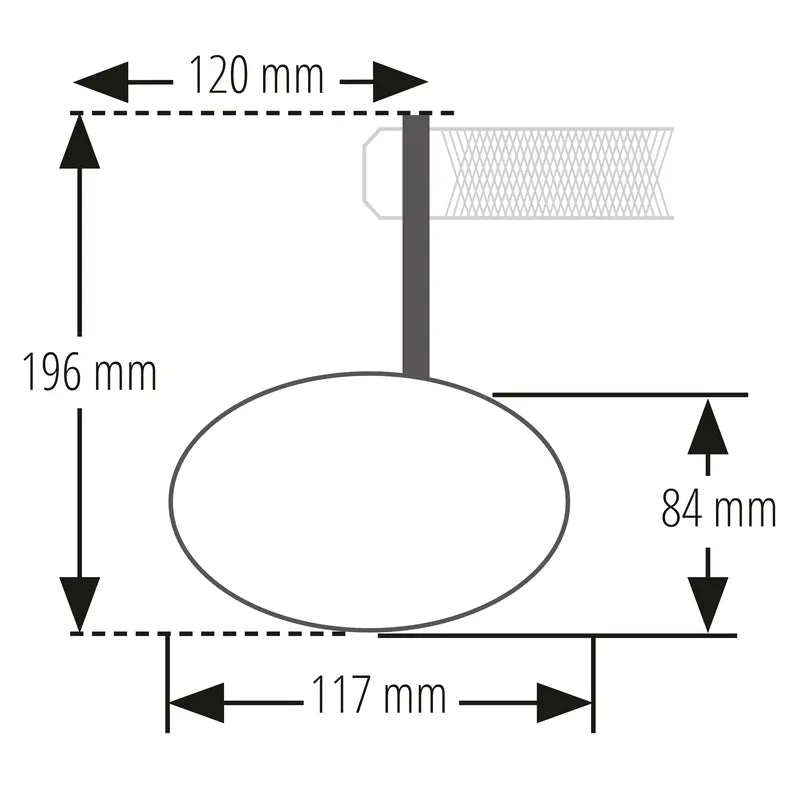 Lenkerendenspiegel mit LED Blinker Highsider Pro Victory, Schwarz, E-geprüft