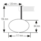 Lenkerendenspiegel mit LED Blinker Highsider Pro Victory, Schwarz, E-geprüft