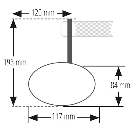 Lenkerendenspiegel mit LED Blinker Highsider Pro Victory, Schwarz, E-geprüft