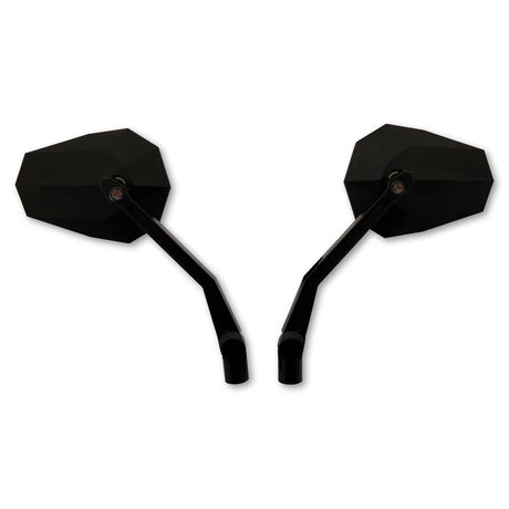 Lenkerspiegel Paar Highsider Pro Stealth-X2 mit LED Blinker, E-geprüft, M10