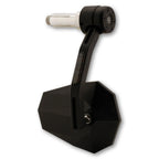 Lenkerendenspiegel mit LED Blinker Highsider Pro Stealth-X7, Schwarz, E-geprüft