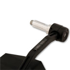 Lenkerendenspiegel mit LED Blinker Highsider Pro Stealth-X7, Schwarz, E-geprüft