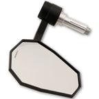 Lenkerendenspiegel mit LED Blinker Highsider Pro Stealth-X7, Schwarz, E-geprüft