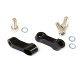 Spiegelverlängerung-Set Highsider Smart schwarz, Innengewinde M10x1,25 Rechts
